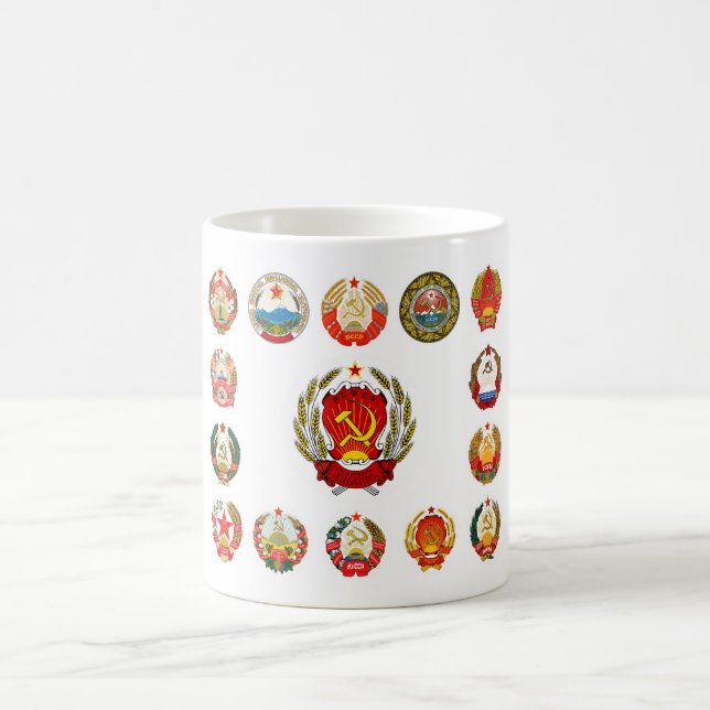 Caneca De Café Repúblicas da União Soviética (Centro)