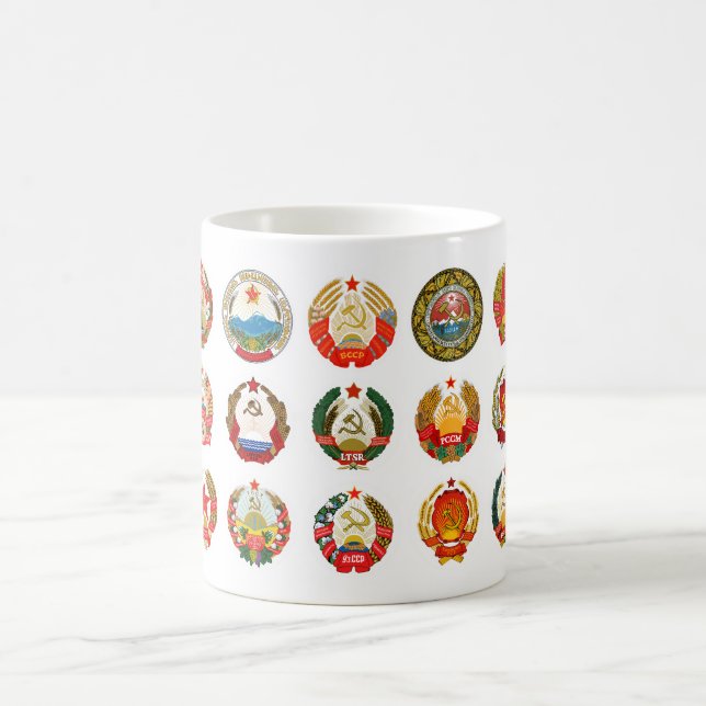 Caneca De Café Repúblicas da União Soviética (Centro)