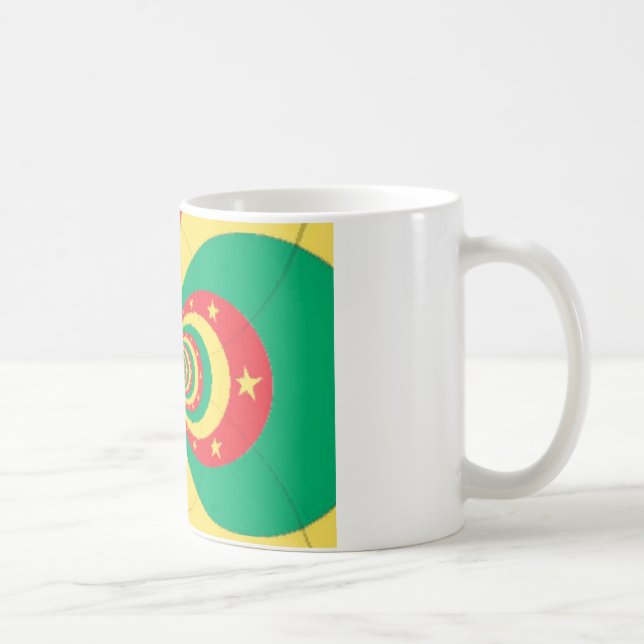 Caneca De Café République du Cameroun, estrela de cinco pontas (Direita)