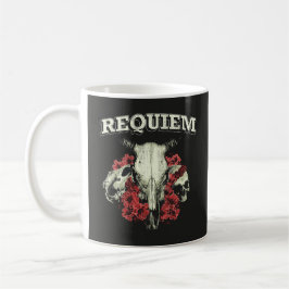 Caneca De Café Requiem - Design de Streetwear góticos