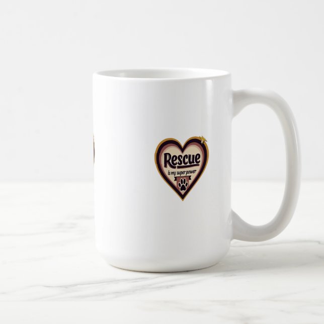 Caneca De Café Resgate É Minha Superpotência - Empoderamento (Direita)