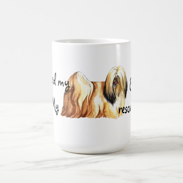 Caneca De Café Resgate Lhasa Apso (Centro)