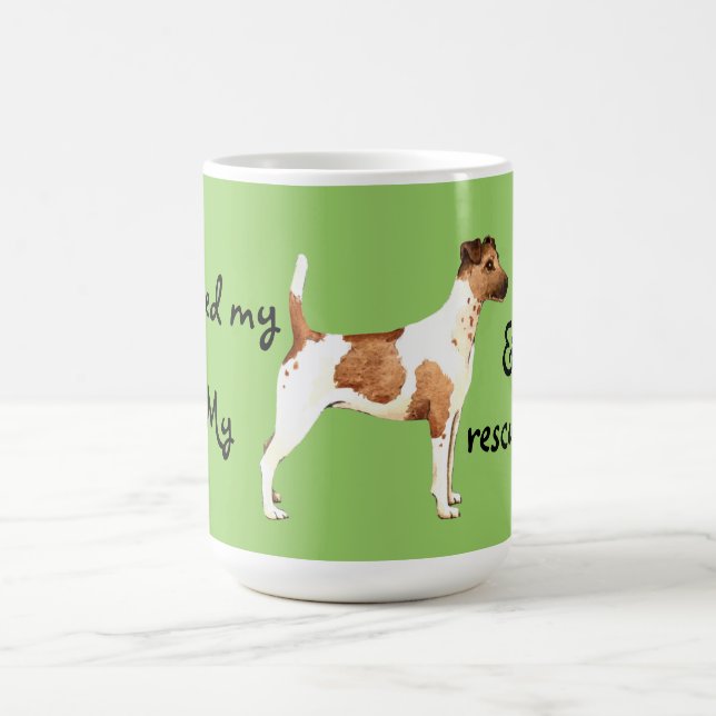 Caneca De Café Resgate Suave Fox Terrier (Centro)