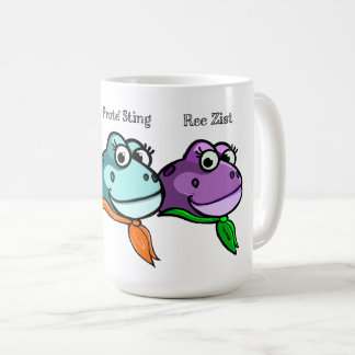 Caneca De Café Resi, Prote & Ree Sapos Juntos Fortes