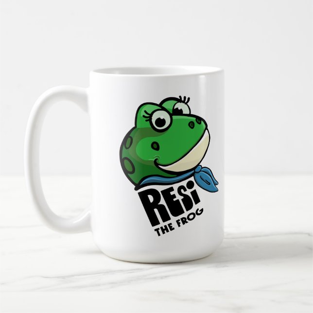 Caneca De Café Resi the Frog (Esquerda)