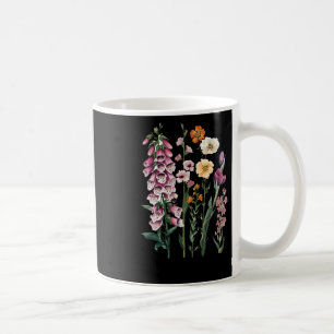 Caneca De Café Resista Sutis Flores Protesto Vintage Dedaleira Dá