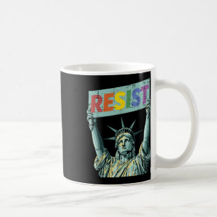 Caneca De Café Resistência à Estátua Arco-Íris Liberdade Protesto