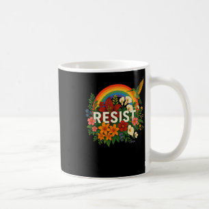 Caneca De Café Resistência a Protesto Político Anti-Trump Orgulho