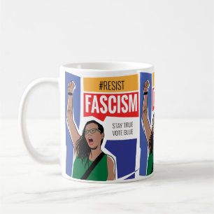 Caneca De Café Resistência ao fascismo