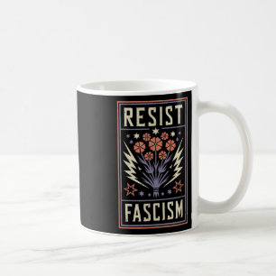 Caneca De Café Resistência ao fascismo Protesto Trump Anti Trump 
