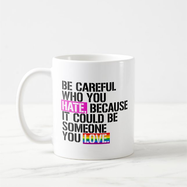 CANECA DE CAFÉ RESISTÊNCIA DE LGBT (Esquerda)