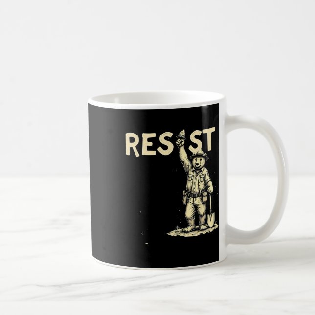 Caneca De Café Resistência do Urso 1 (Direita)