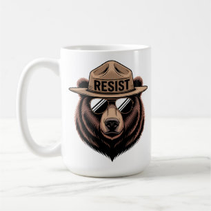 Caneca De Café Resistir ao Corredor do Urso