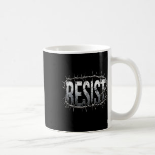 Caneca De Café Resistir ao Protesto Político