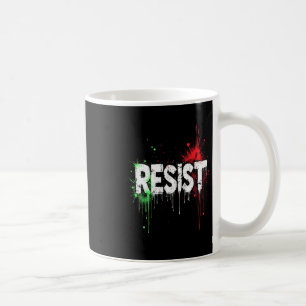 Caneca De Café Resistir ao Protesto Político 1