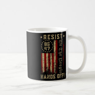 Caneca De Café Resistir Às Mãos Do Medicamento Da Segurança Socia