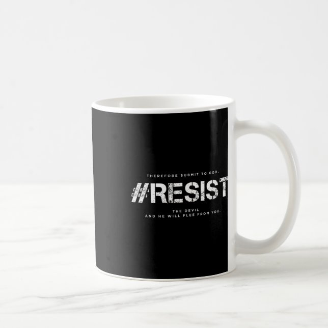 Caneca De Café #resistir cristão (Direita)