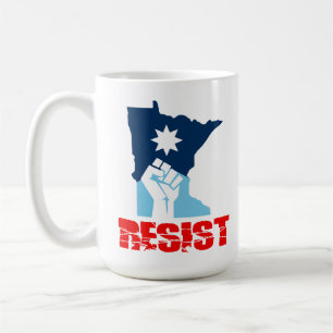 Caneca De Café Resistir Minnesota Punho Erguido
