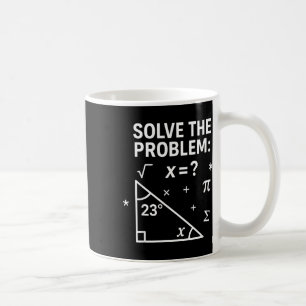 Caneca De Café Resolva O Problema Divertido Matemática 67 Meme Pr