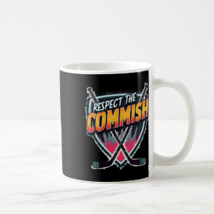 Caneca De Café Respeite O Comissário Fantasia Hóquei
