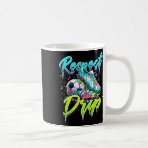 Caneca De Café Respeite O Disco Do Sorvete Do Soccer Com Sprink