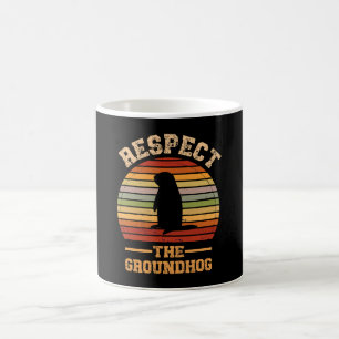 Caneca De Café Respeite O Feriado De Groundhog