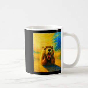 Caneca De Café Respeite O Groundhog Engraçado Woodchuck Cute Cria