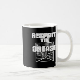 Caneca De Café Respeite O Lacrosse Engraçado Lax Goalie Goalk