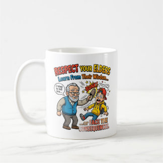 Caneca De Café Respeite seus Anciãos 