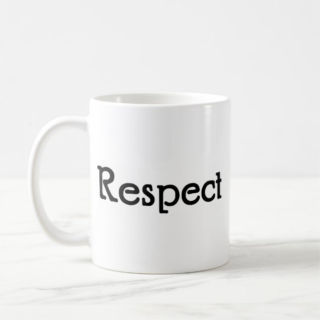 Caneca De Café Respeito (Esquerda)