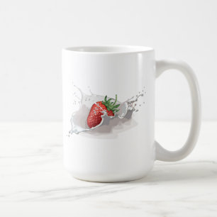 Caneca De Café Respingo da morango
