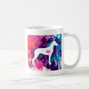Caneca De Café Respingo de dinamarqueses coloridos