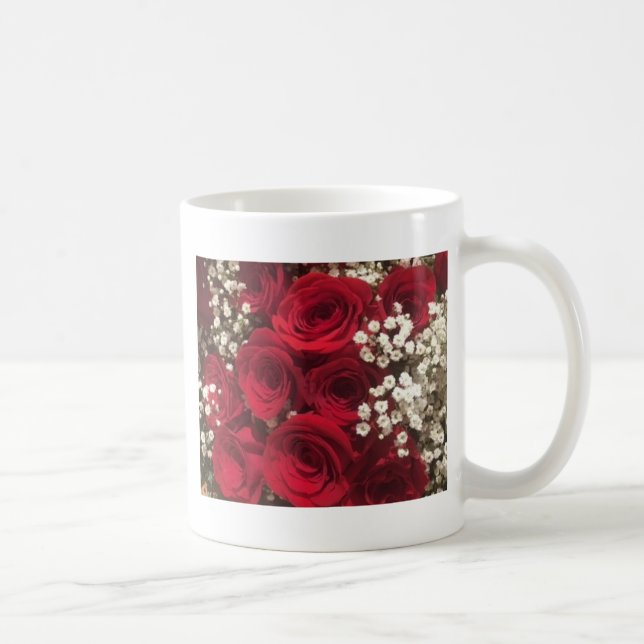 Caneca De Café Respiração dos rosas e Bebês (Direita)