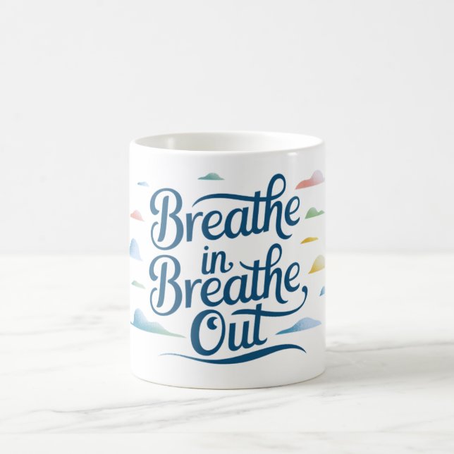 Caneca De Café Respire... (Centro)