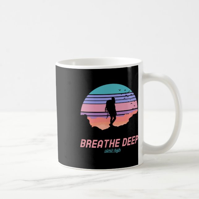 Caneca De Café Respire Fundo Escale Alto - Caminhada  (Direita)