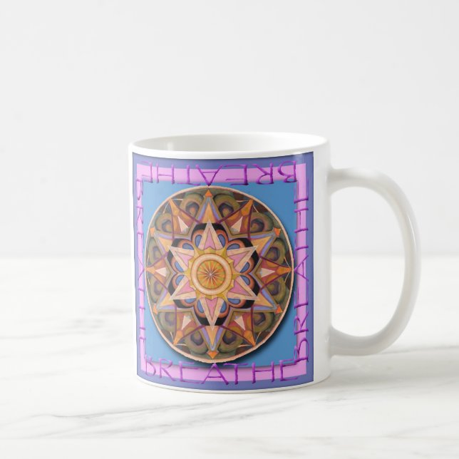 Caneca De Café Respire na gratitude (Direita)