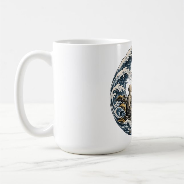 Caneca De Café Respire Paz, Expire Medo Dhammapada Café (Esquerda)