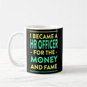 Caneca De Café Responsável do RH pelo Departamento de Dinheiro e