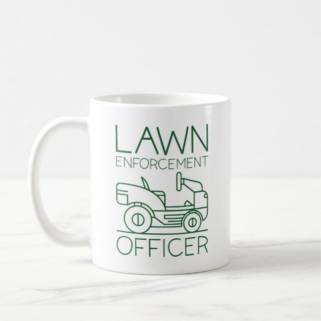 Caneca De Café Responsável pela aplicação da lei (Esquerda)