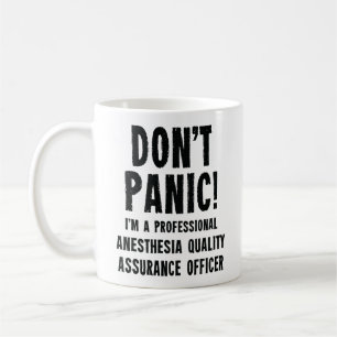 Caneca De Café Responsável pela Garantia da Qualidade da Anestesi