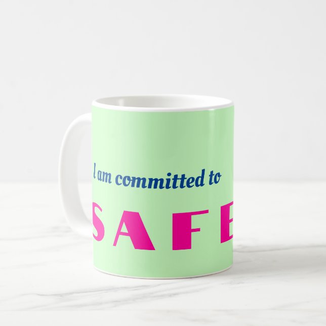 Caneca De Café responsável pela segurança ambiental (Frente Esquerda)