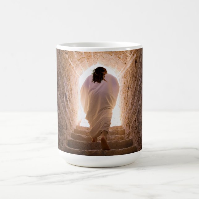 Caneca De Café Ressurreição do Cristo de Jesus (Centro)