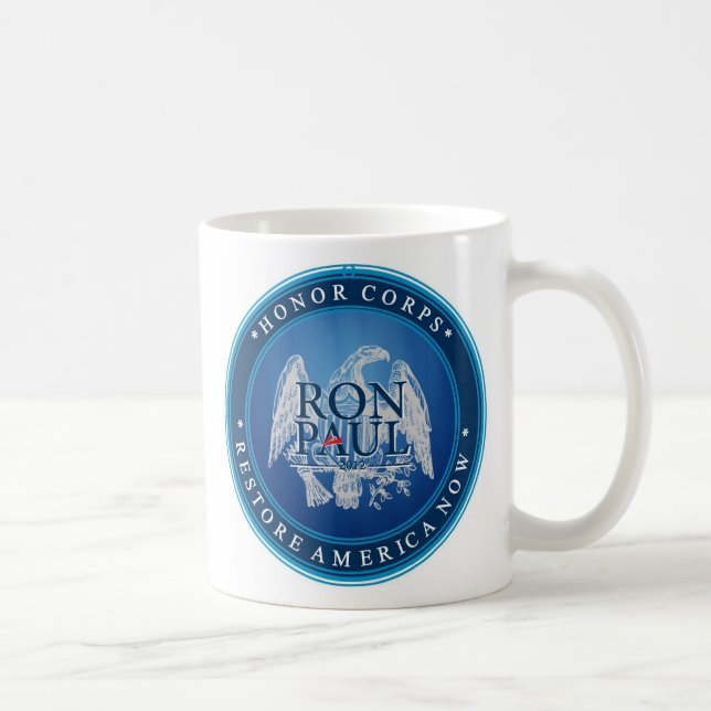 Caneca De Café Restauração América de Ron Paul agora (Direita)