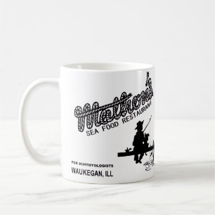 Caneca De Café Restaurante de Comida do Mar de Mathon, Waukegan,