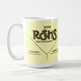 Caneca De Café Restaurantes de Don Roth, Chicago, Wheeling, IL