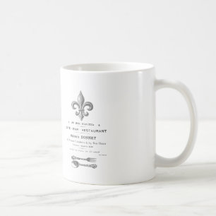 CANECA DE CAFÉ RESTAURANTES MODERNOS DO FRANCÊS DO VINTAGE