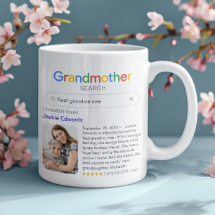 Caneca De Café Resultados da Pesquisa de Melhor Avó do Mundo Engr