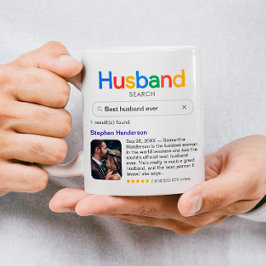 Caneca De Café Resultados da Pesquisa do Melhor Marido do Mundo E