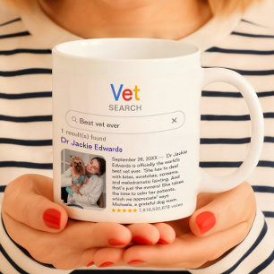 Caneca De Café Resultados da Pesquisa do Melhor Veterinário Engra
