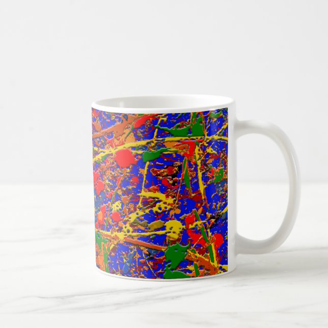 Caneca De Café Resumo #741 (Direita)